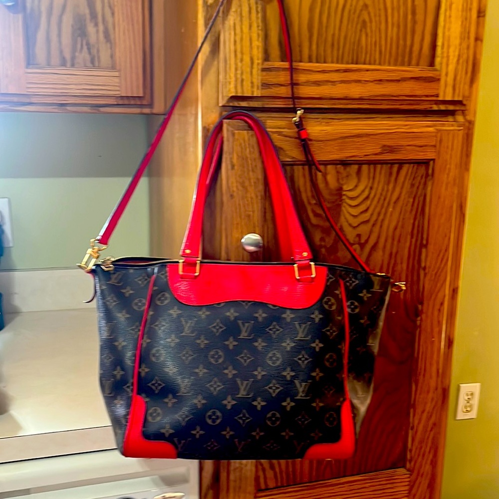 Authentic Louis Vuitton Red Purse